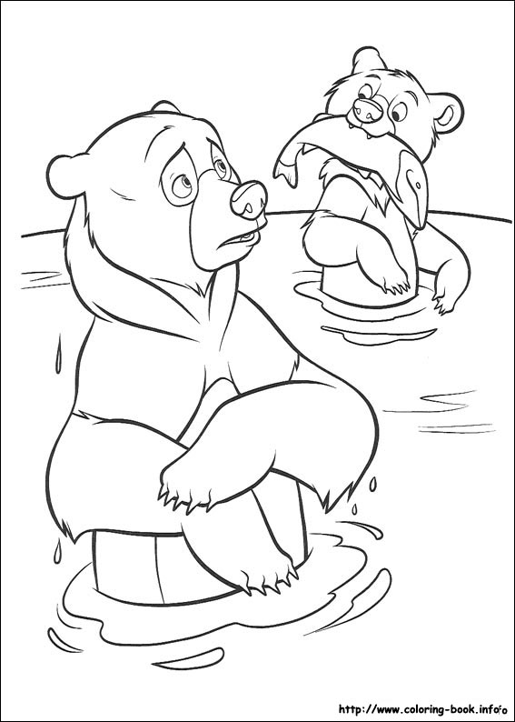 Brother Bear coloring picture